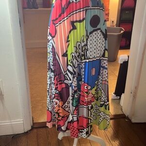 Colorful Graphic Print Women's Skirt